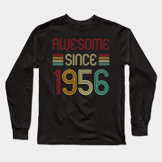 Vintage Awesome Since 1956 Long Sleeve T-Shirt by Che Tam CHIPS